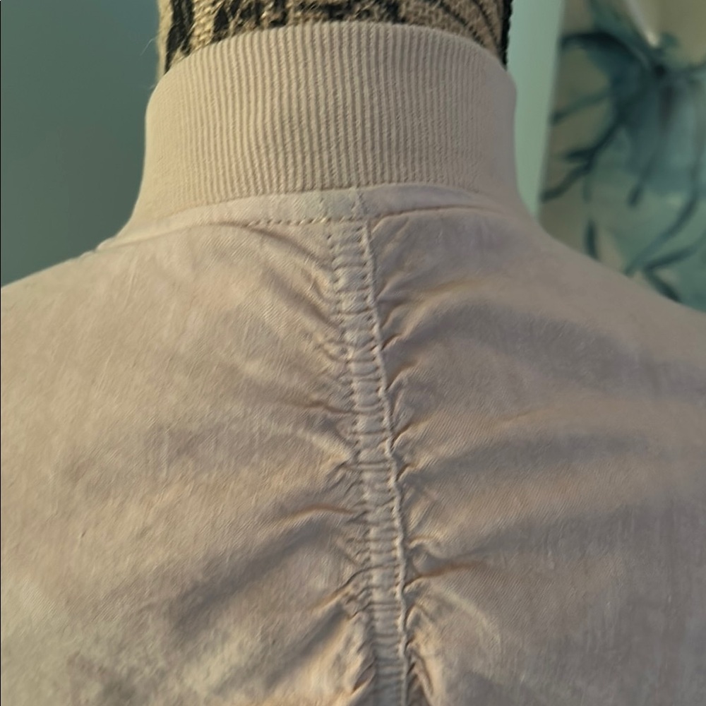 Free People Cream Bomber Jacket - Picture 7 of 14